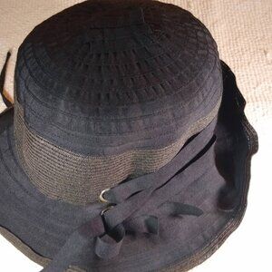 Physician Endorsed hat 'Belle Epoque'  black sunhat